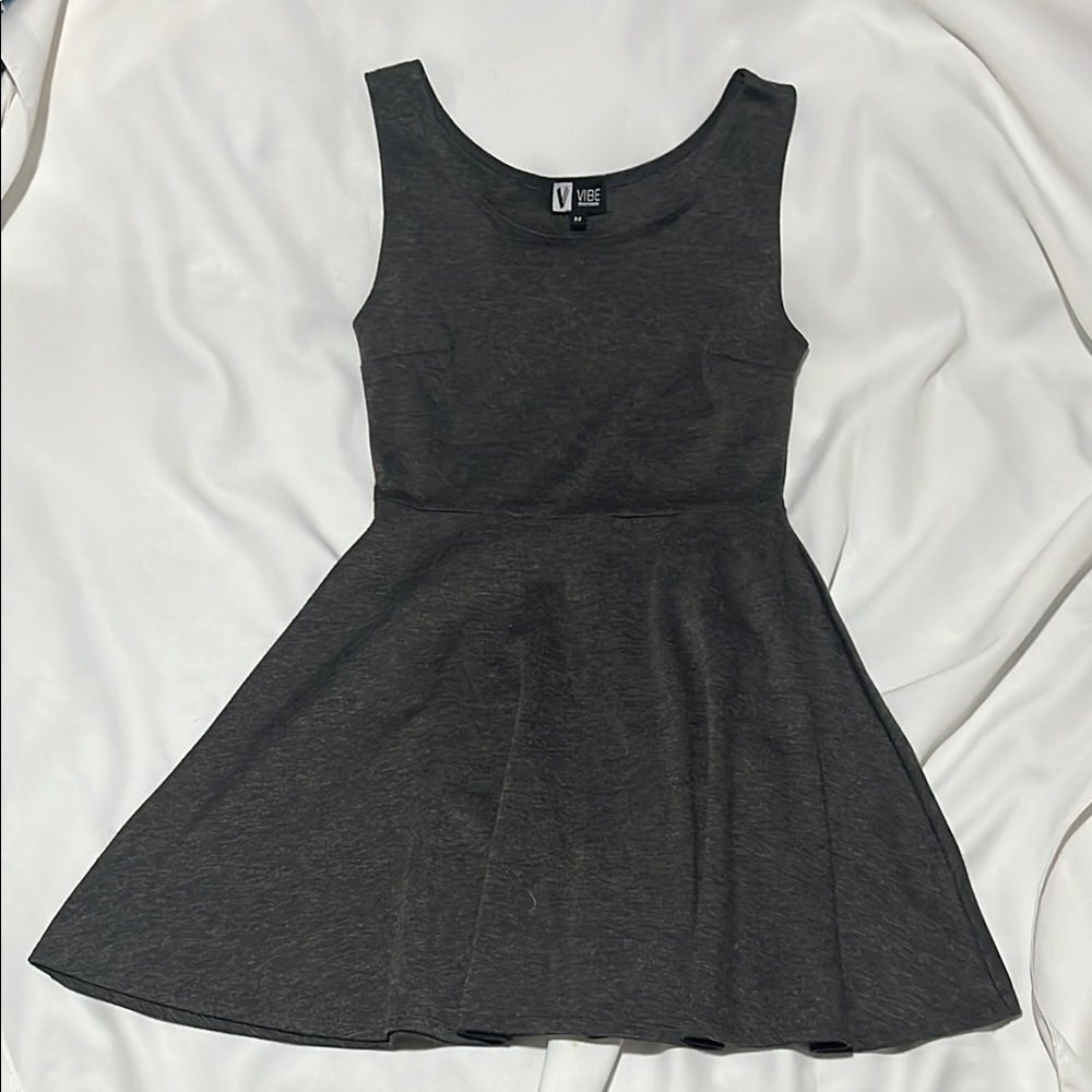 Dark Gray Sleeveless Dress (Vibe SportsWear)